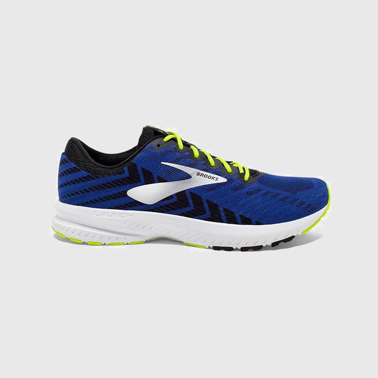 Brooks Launch 6 Men's Road Running Shoes UK Outlet - Blue (CNBWU1635)